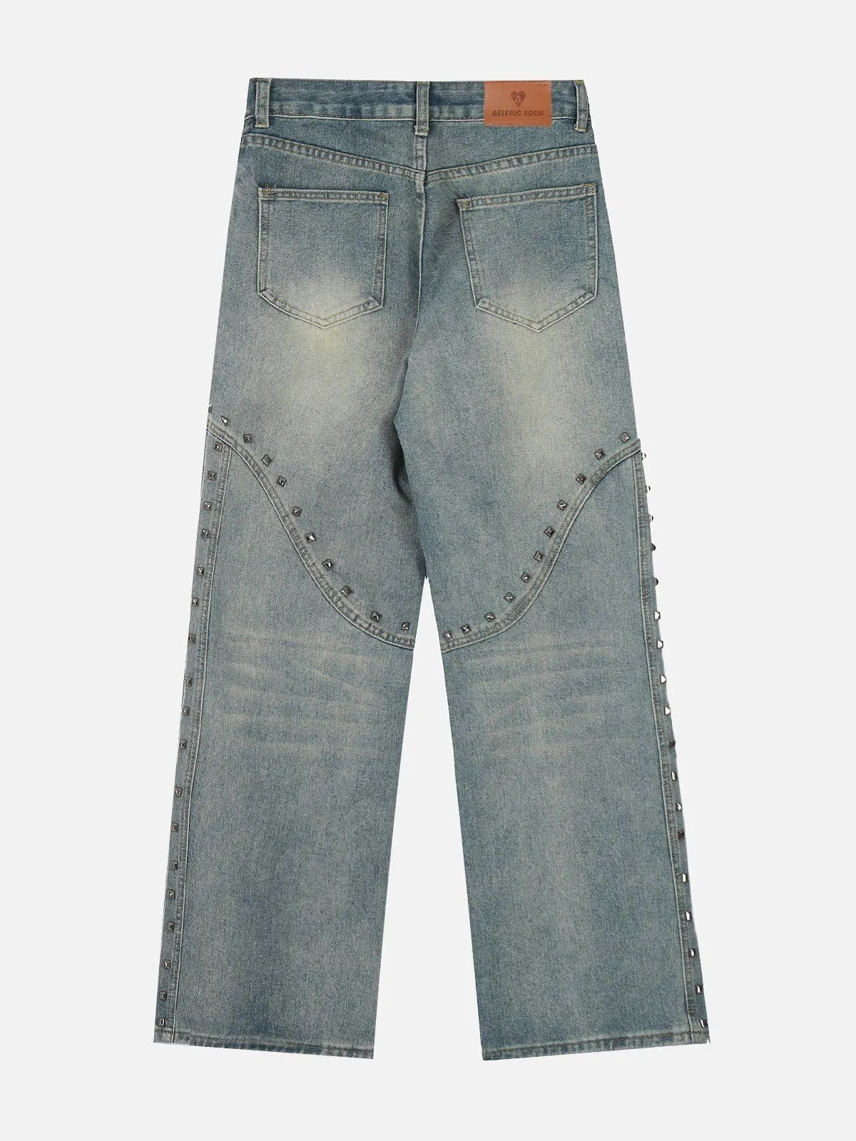 Aelfric Eden Rivet Washed Loose Jeans