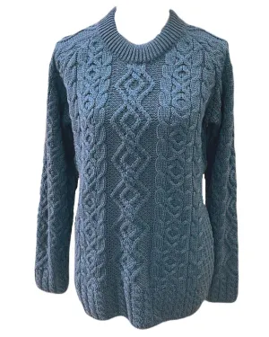 Aran Sweater with Raglan Sleeve