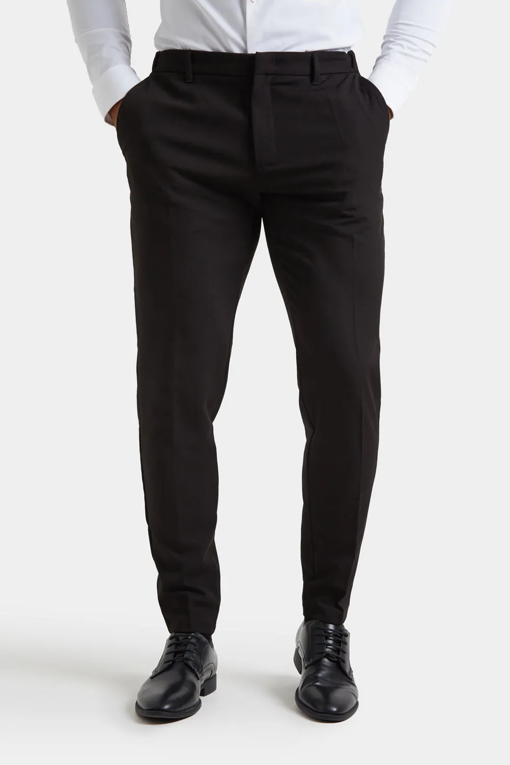 Athletic Fit Essential Pants in Black