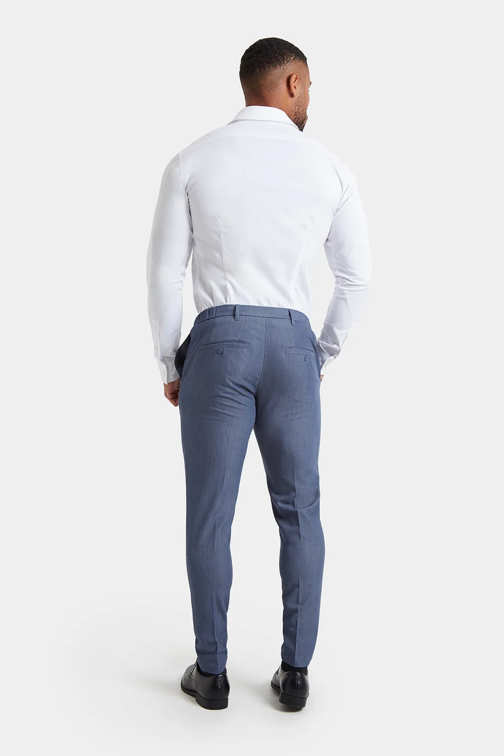 Athletic Fit Essential Pants in Chambray