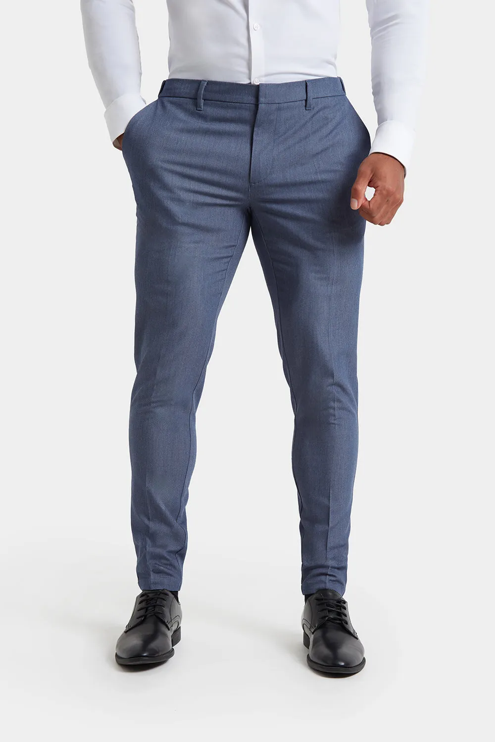 Athletic Fit Essential Pants in Chambray