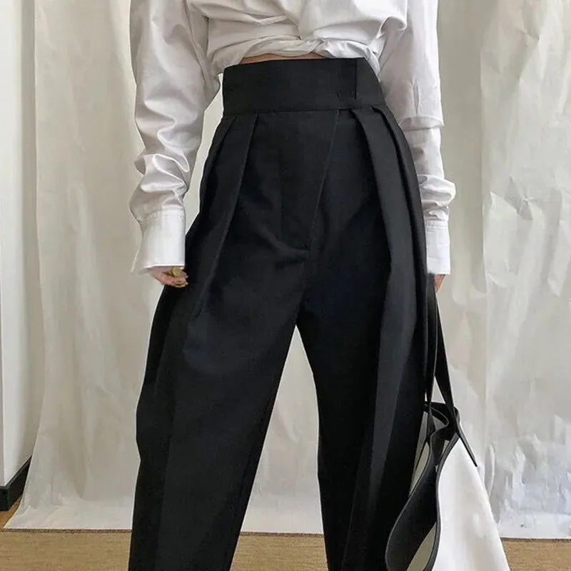 Autumn Women's Harem Pants High Waist Causal Loose Trouser For Women Pants Female Clothes Fashion Elegant