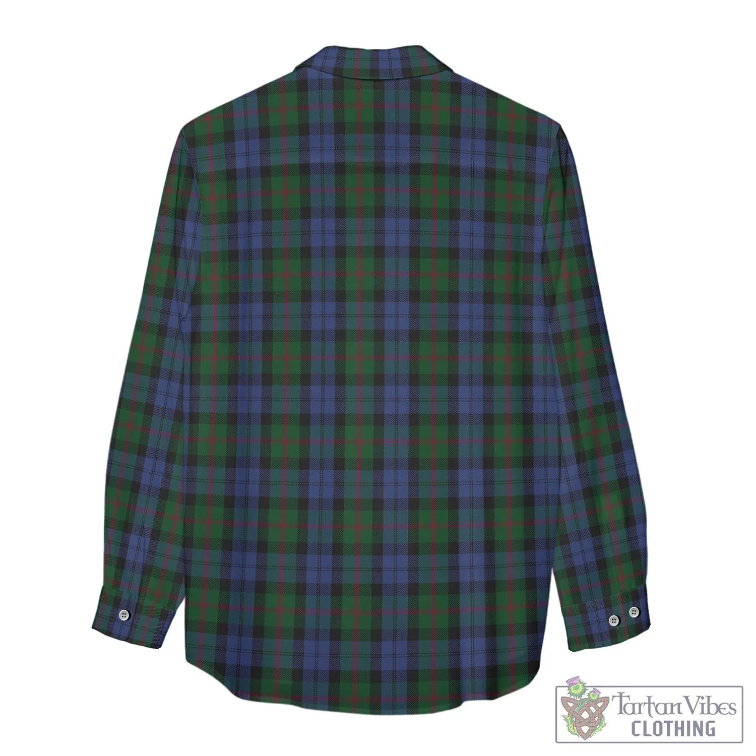 Baird Tartan Women's Casual Shirt with Family Crest