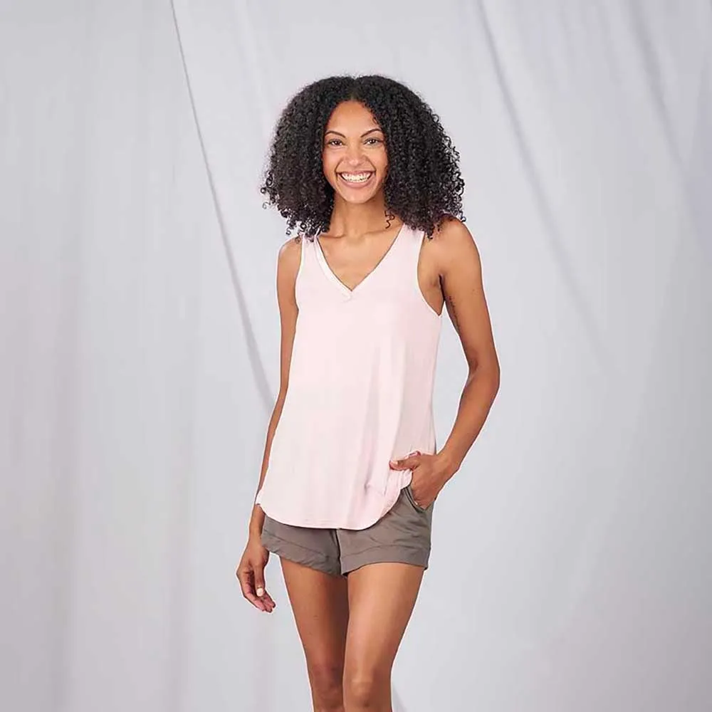 Bamboo Dbl Vneck Pajama Tank