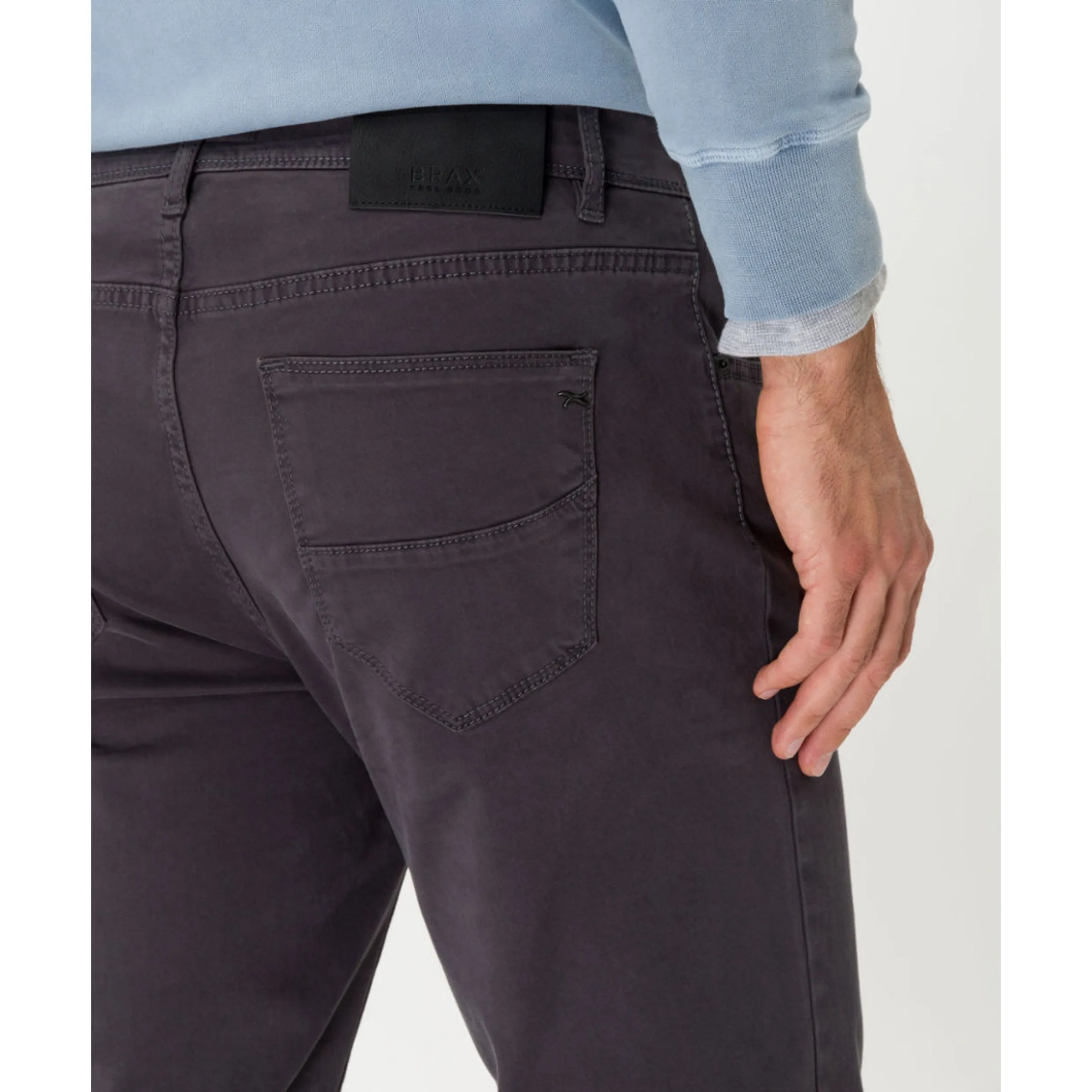 Brax Five-pocket Pants Marathon quality Cadiz 81-3507 Cement