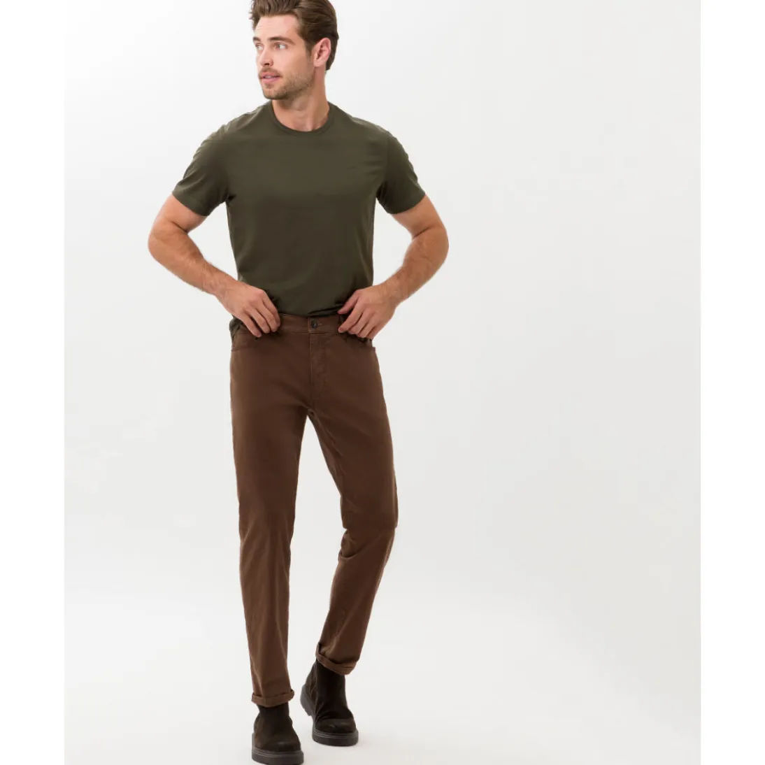 Brax Five-pocket Pants Marathon quality Cadiz 81-3507 Malt