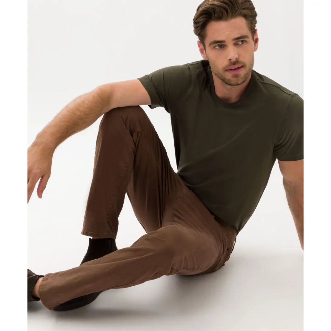 Brax Five-pocket Pants Marathon quality Cadiz 81-3507 Malt