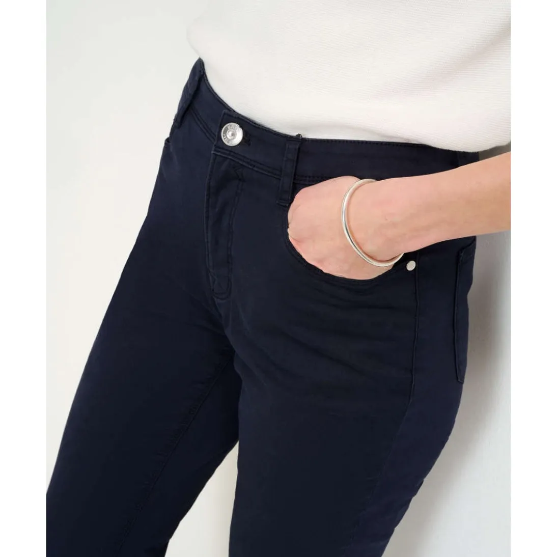 Brax Mary Five-pocket Jeans Made From Sateen Perma Blue 71-1458