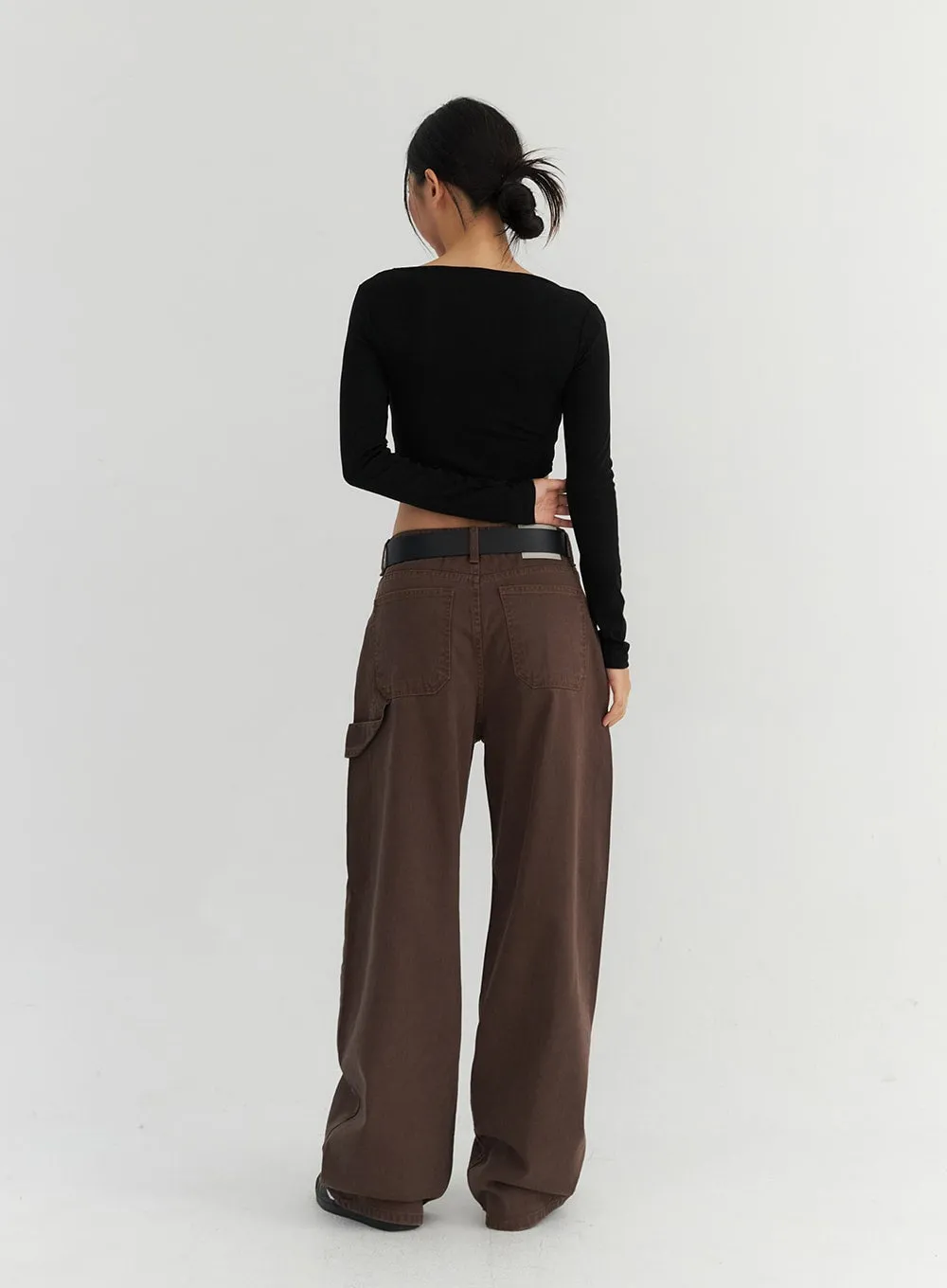 Cotton Wide Pants CO306