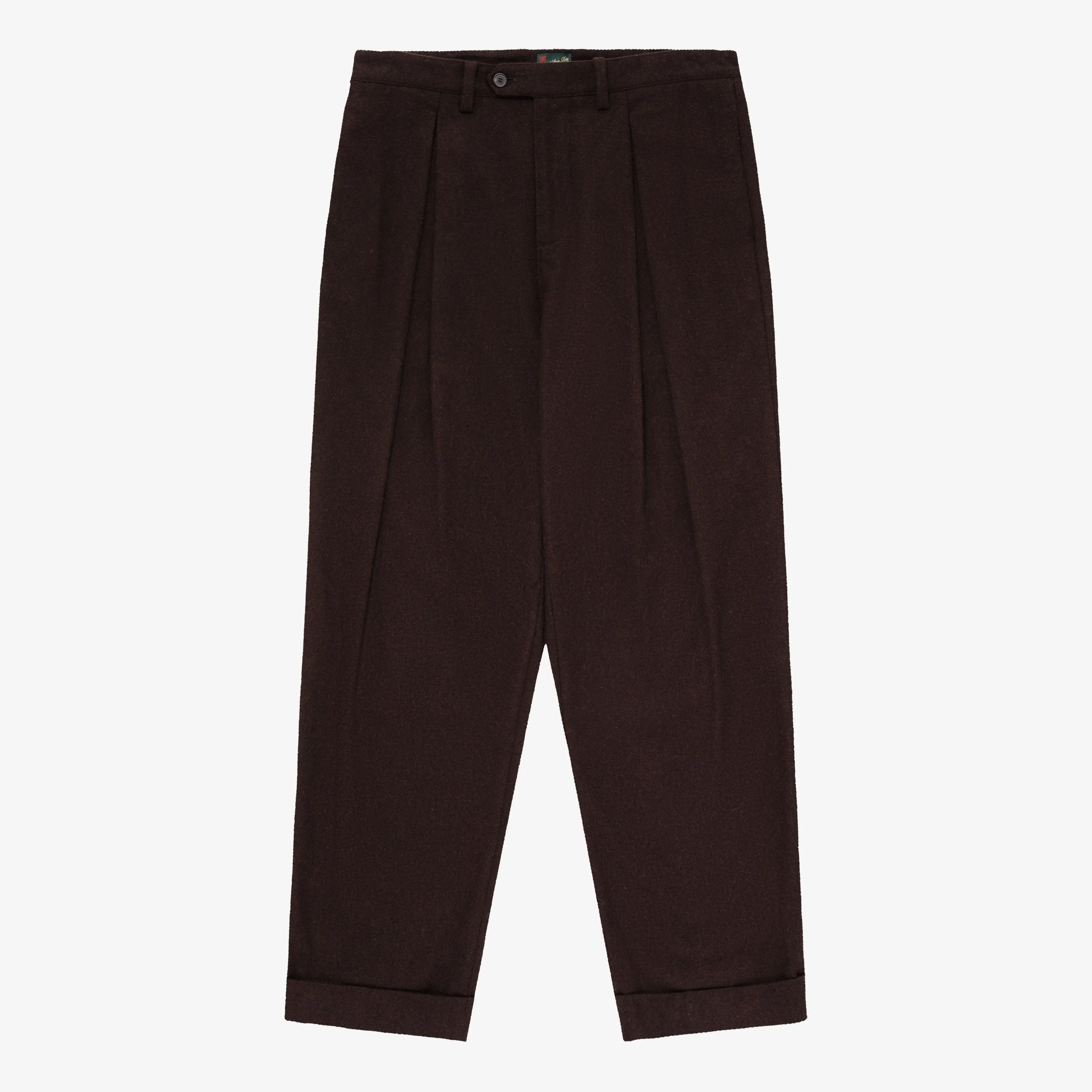 Cuffed Wool Trouser