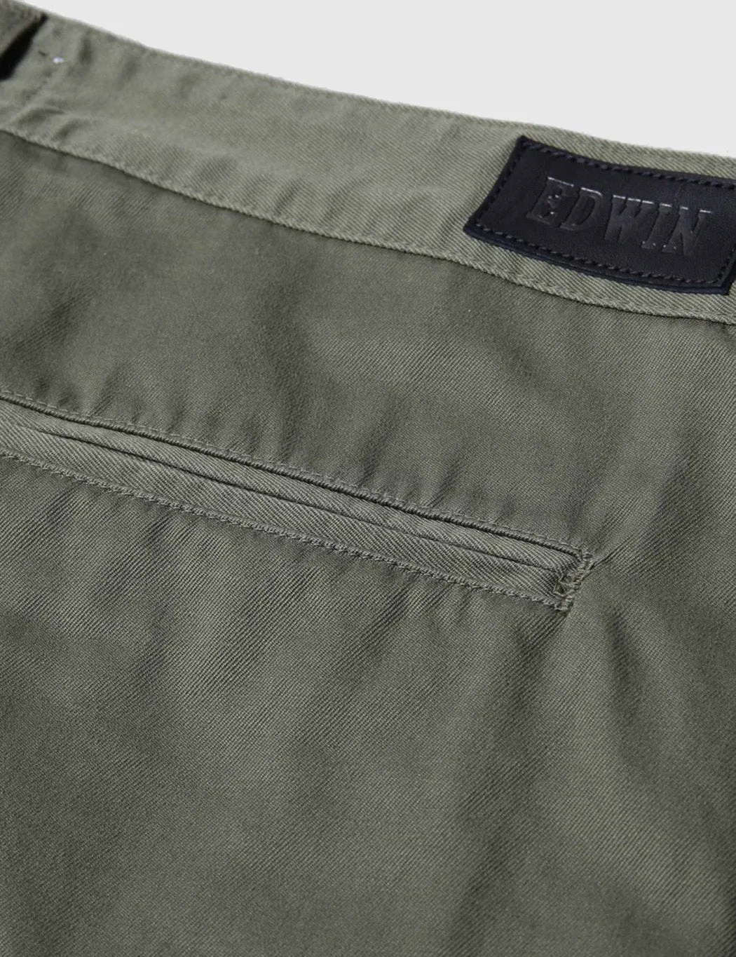 Edwin 55 Chino (Relaxed Tapered) - Military Green