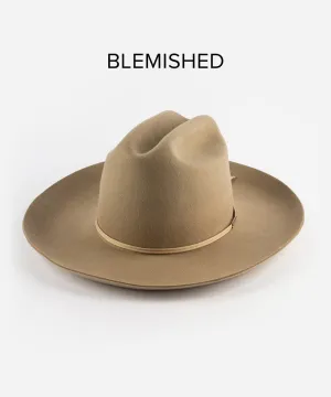 Ezra Western Hat - Tan BLEMISHED