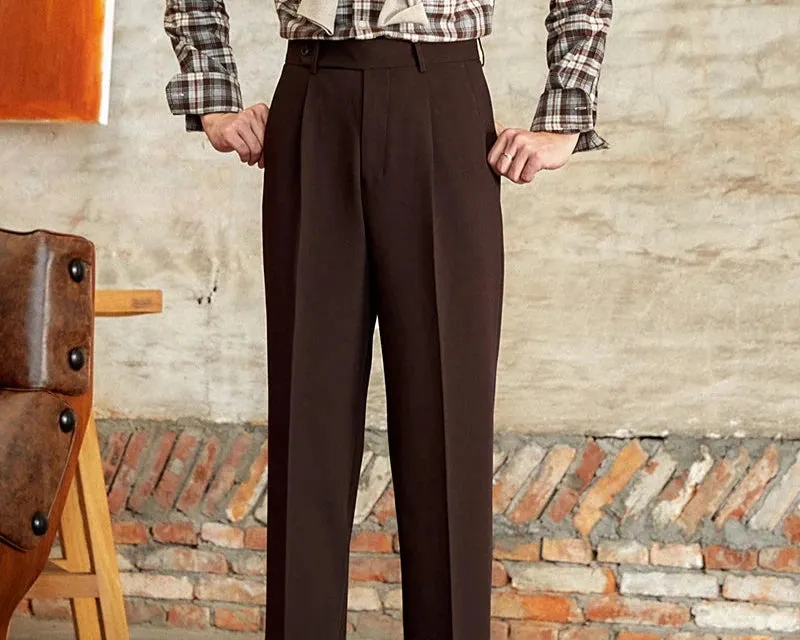 Italian straight style elegant pants