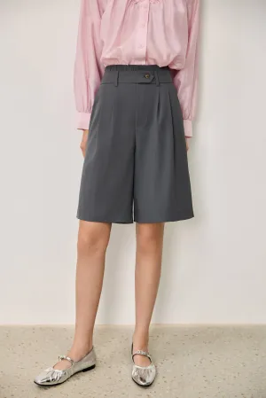 LILY Grey Relaxed Casual Shorts