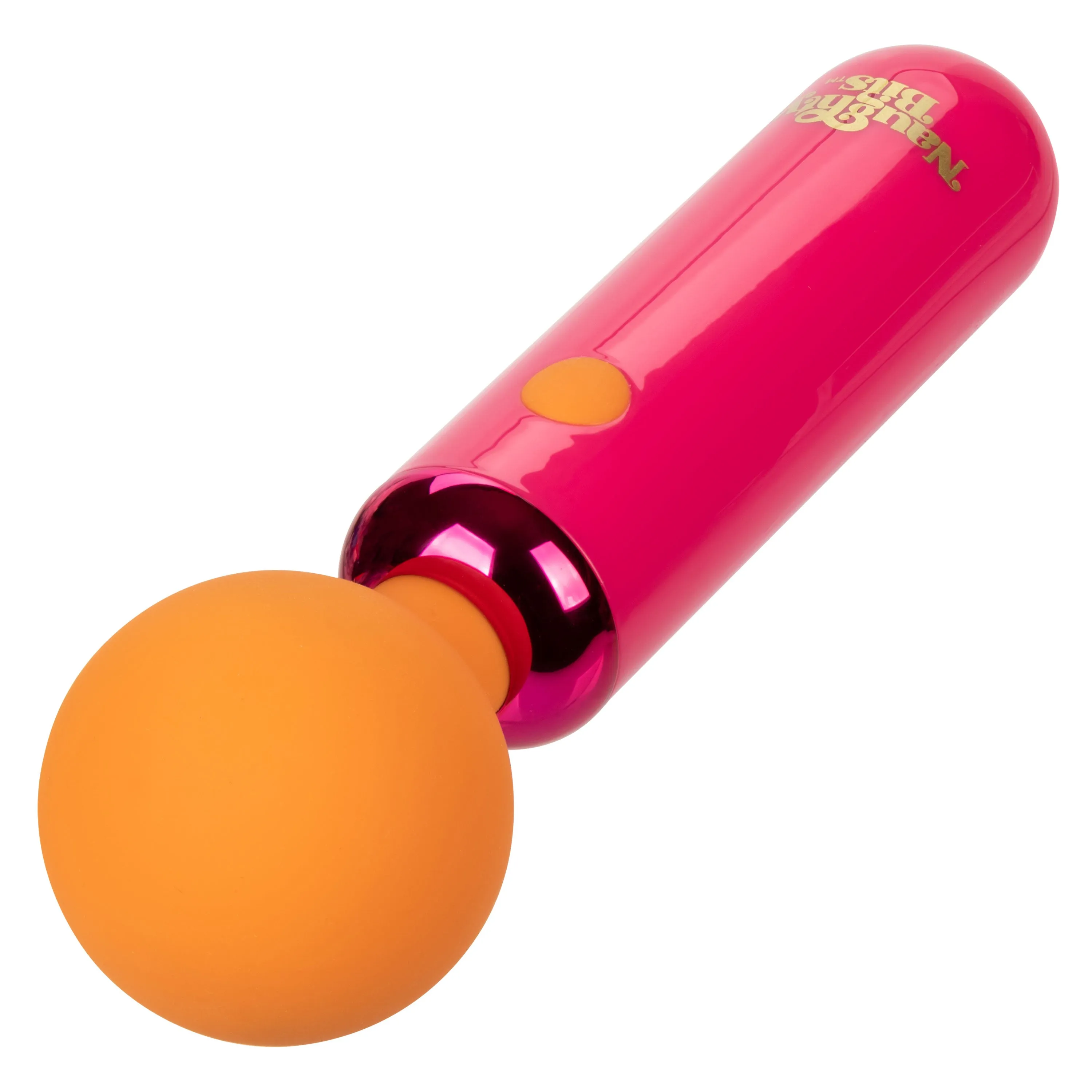 Naughty Bits Home Cumming Queen Vibrating Wand -  Orange/pink