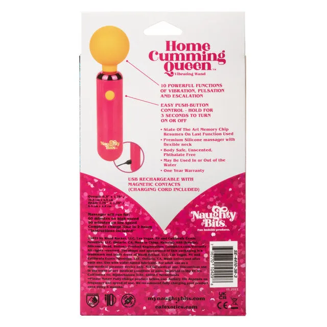 Naughty Bits® Home Cumming Queen™ Vibrating Wand