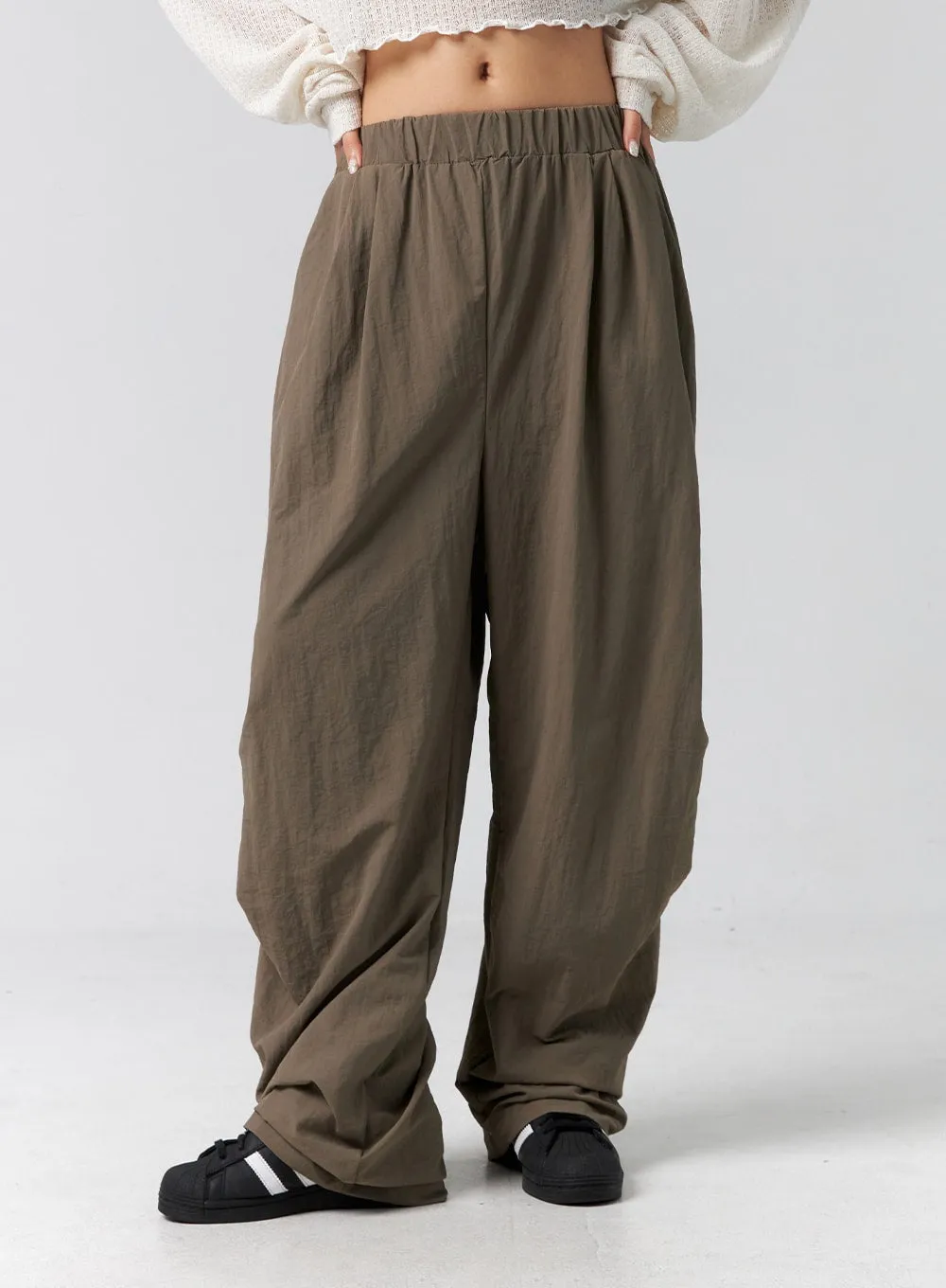 Nylon Baggy Pants CG304