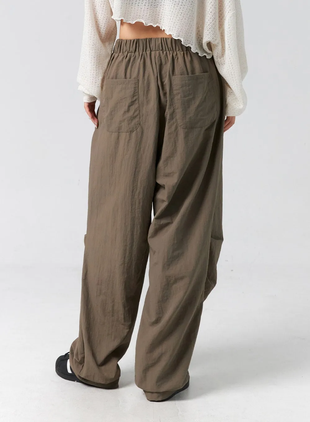 Nylon Baggy Pants CG304