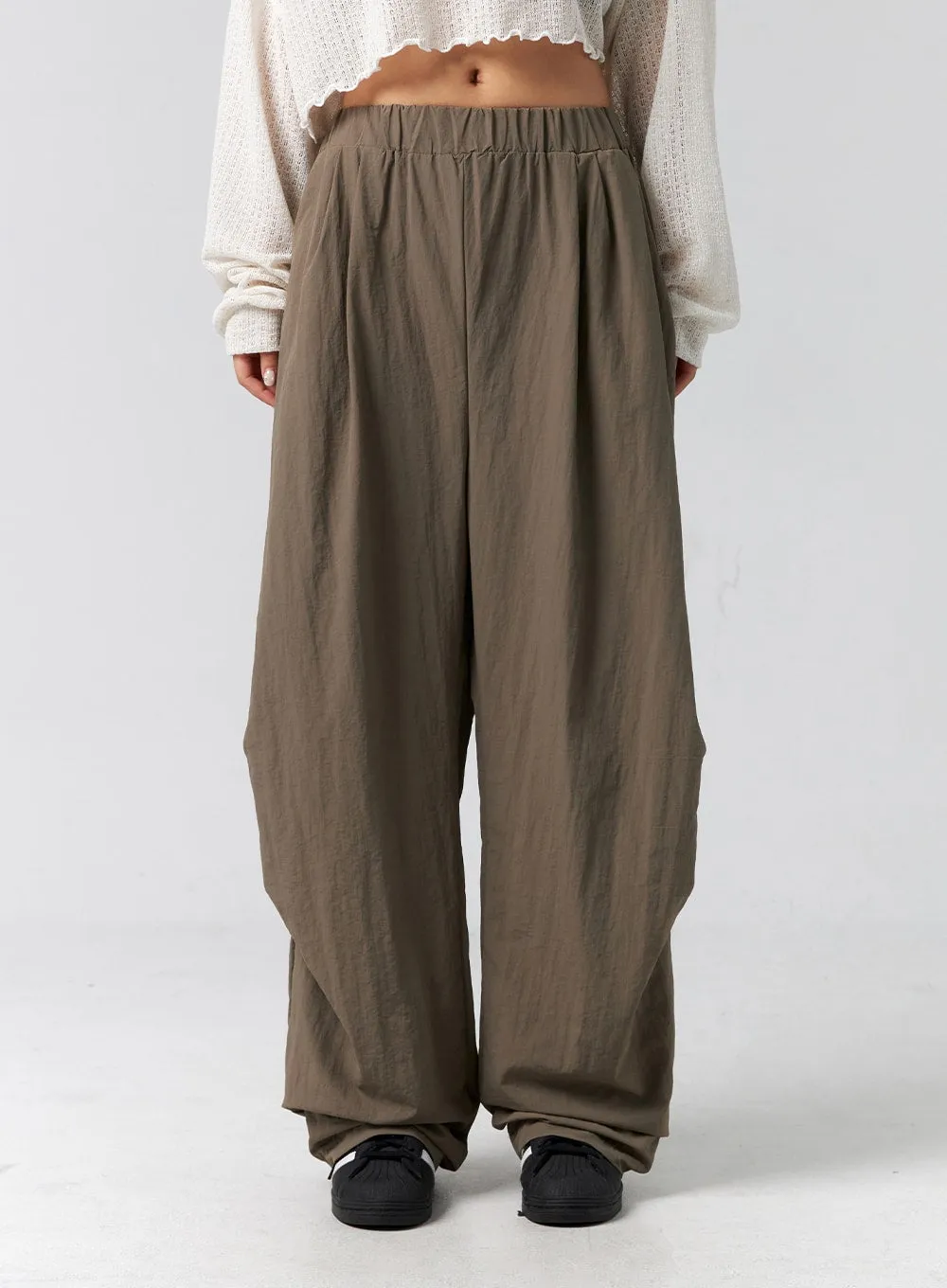 Nylon Baggy Pants CG304