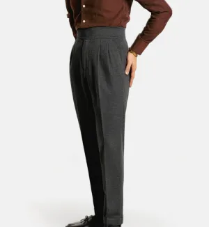 Office high waist gentleman trousers