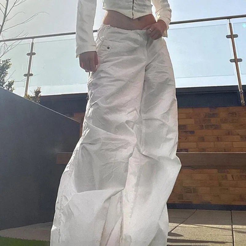 Parachute Trousers with Cord Locks