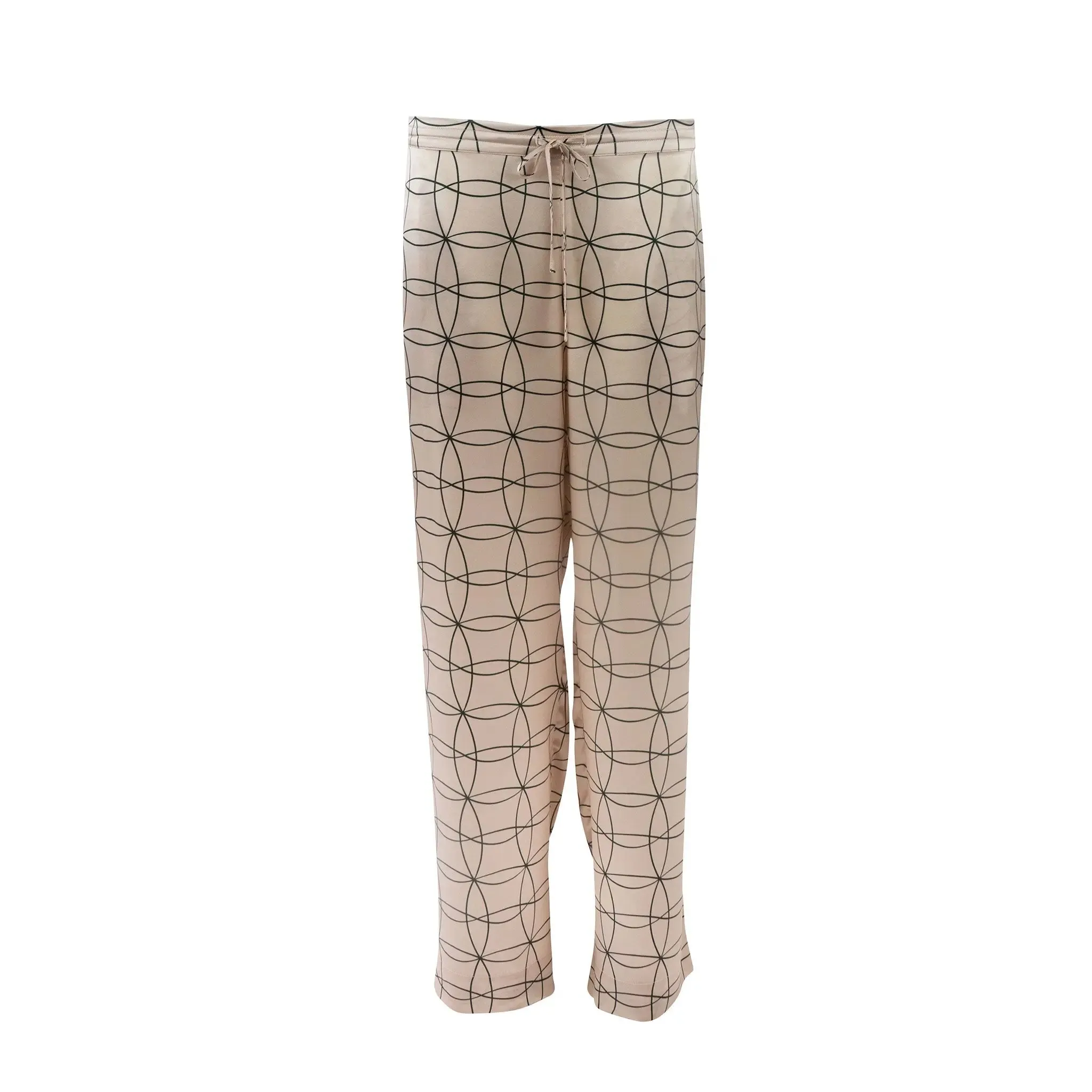 Pink Neo Geo Silk Pyjama Pants