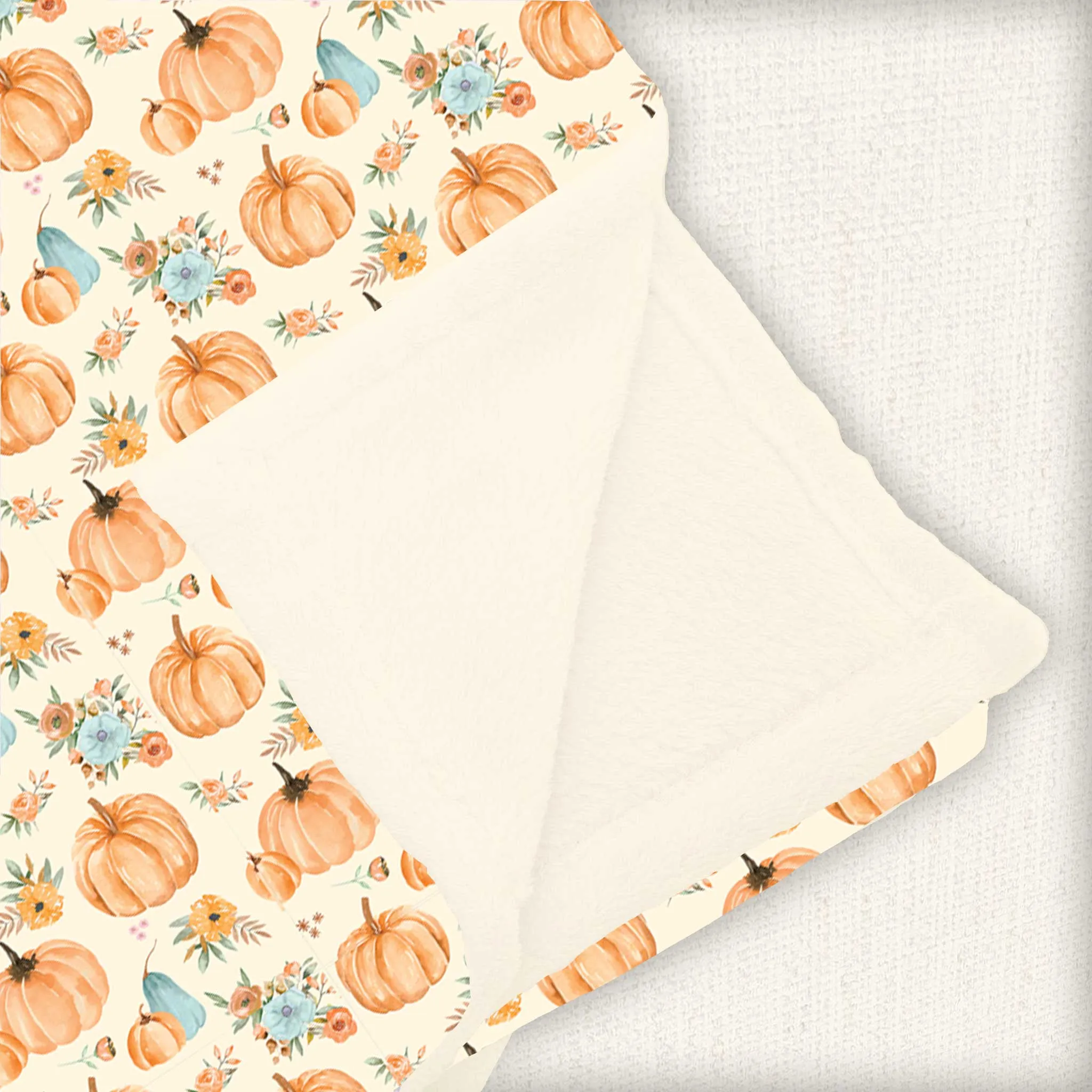 [Pre Order] Fabulous Fall Hello Gourdgeous - Minky Lush Blankets (EST SHIP LATE OCT)