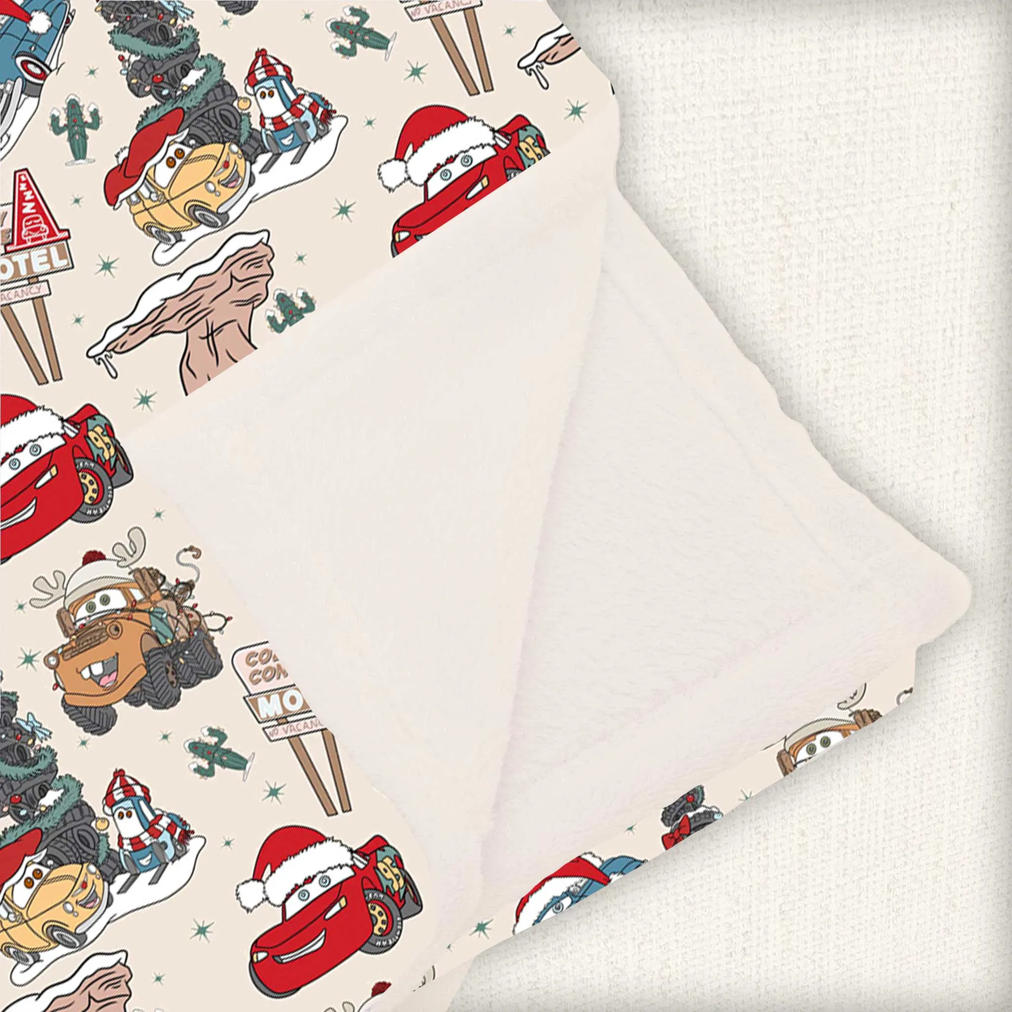 [Pre Order] Merry & Bright Christmas Cars - Minky Lush Blankets (EST SHIP LATE OCT)