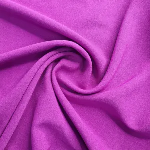 Purple Solid Moss Crepe Fabric 17892