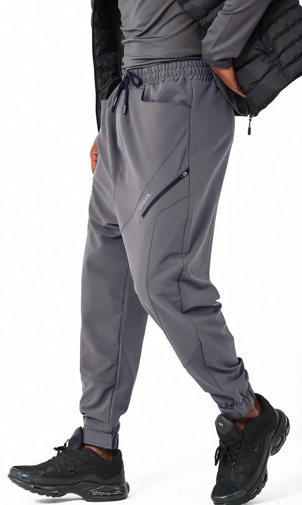 QL Relaxed Trousers Teknik in Dark Grey