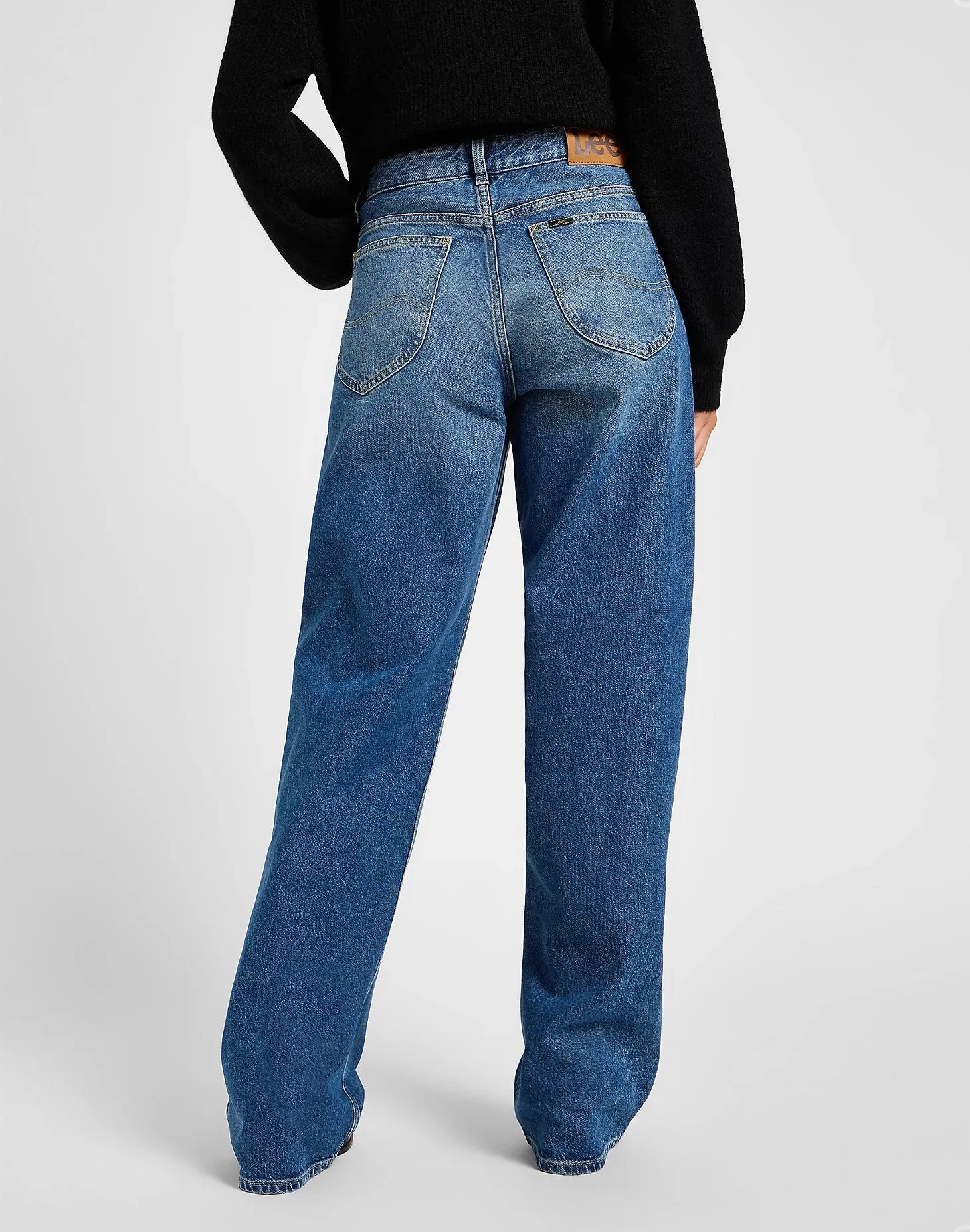 Rider Loose Straight Jeans in Blue Flame