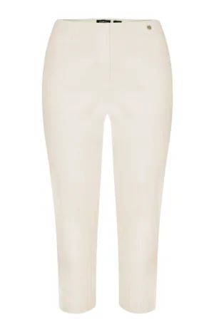 Robell Crop Trousers | Cream