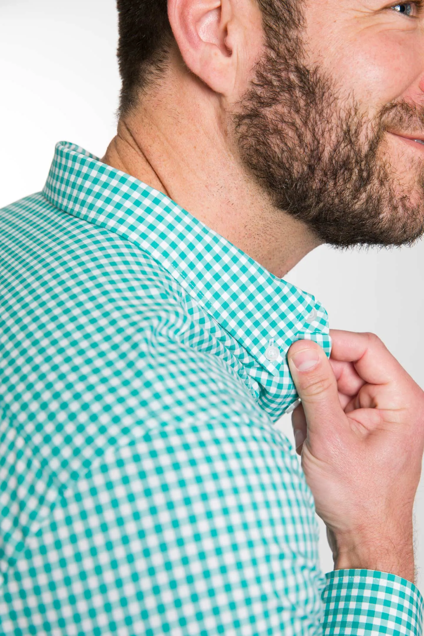 Seafoam Gingham Shirt