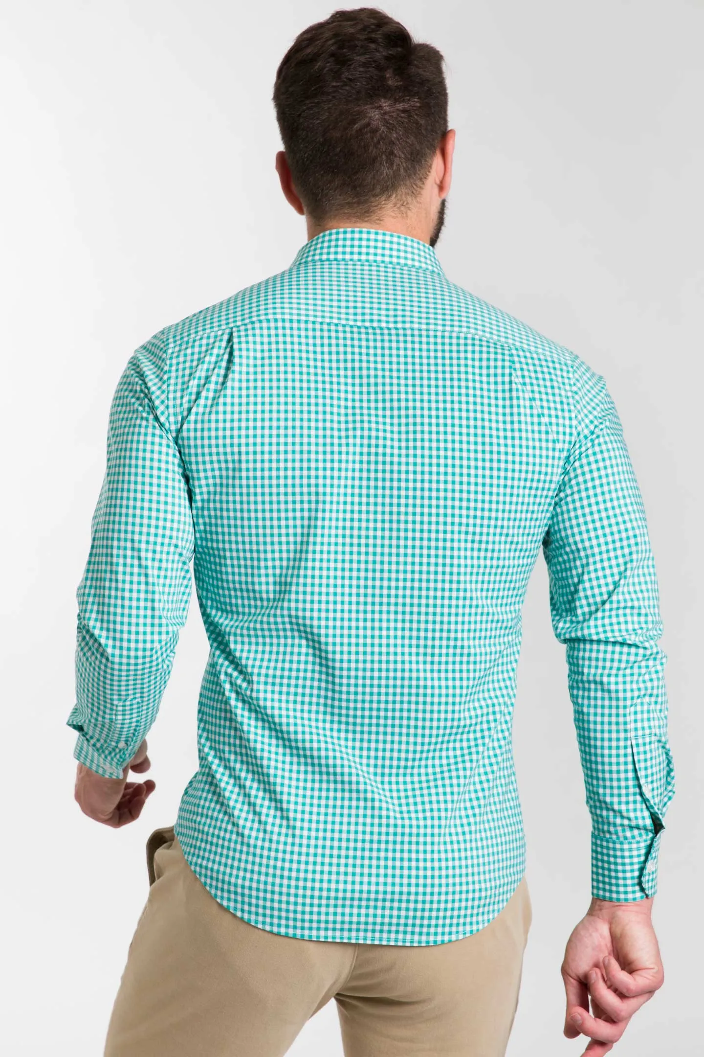 Seafoam Gingham Shirt