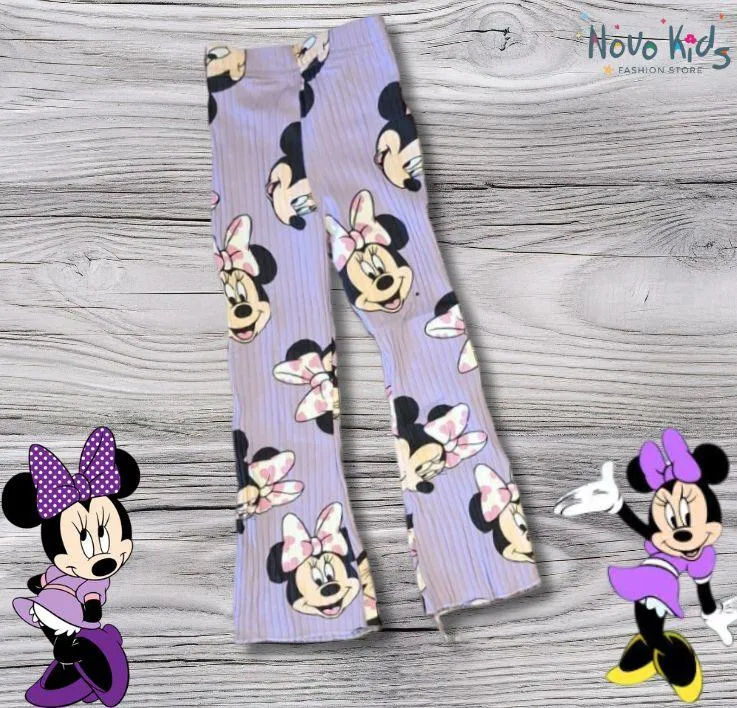 So Cute Purple Minnie Mouse Kids Girls High-Quality Cotton Set - Kids Girls (2PCs)