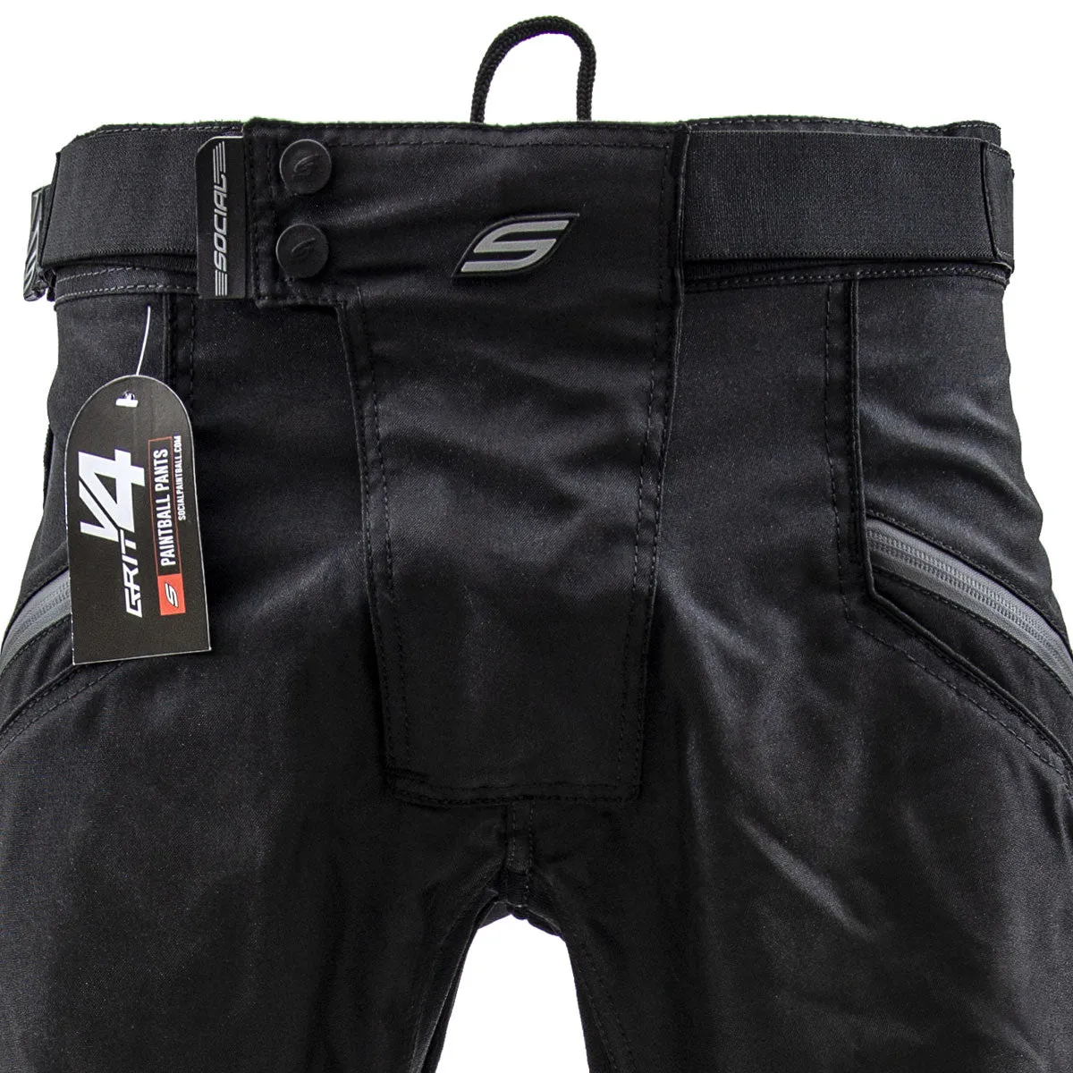 Social Paintball Grit V4 Pants - Stealth Black