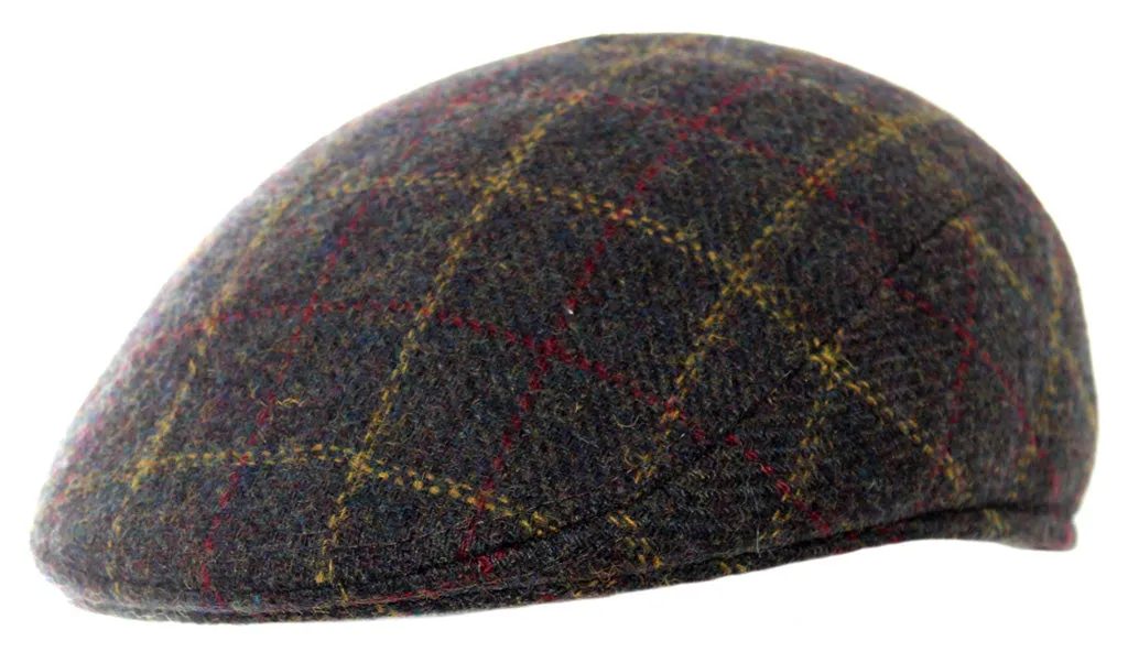 Tweed Ear Flat Cap