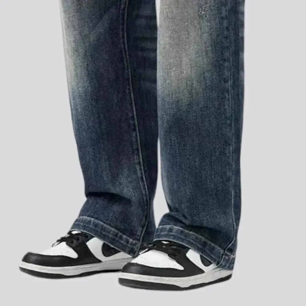 Vintage baggy-fit stylish men's jeans