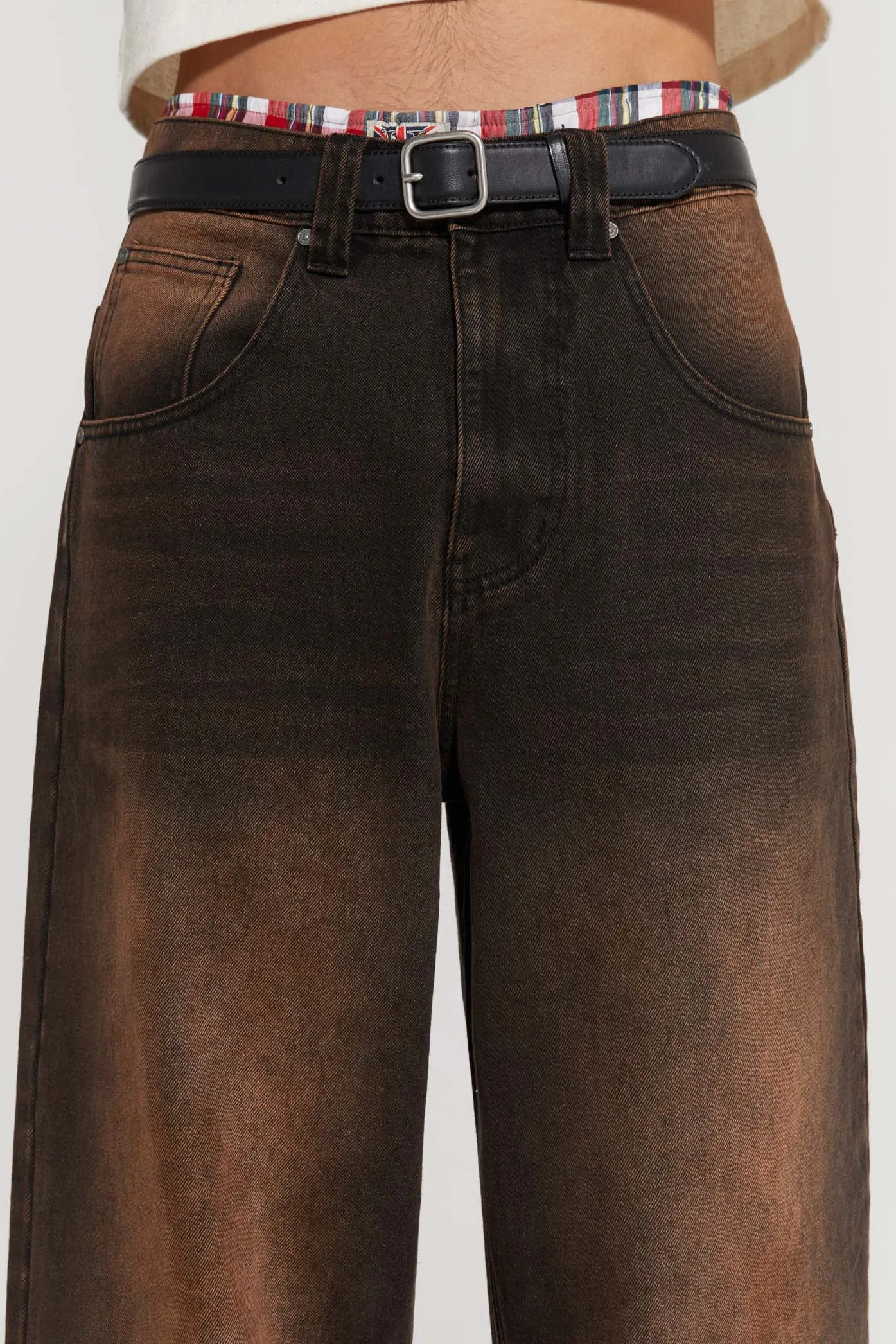 Vintage Brown Colossus Fit Jeans