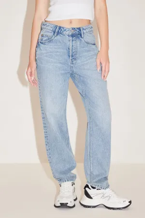 Vintage Light Blue Straight Fit Jeans