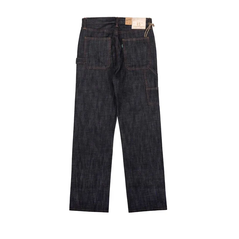 Vintage Workwear Carpenter Jeans - Selvedge Raw Denim