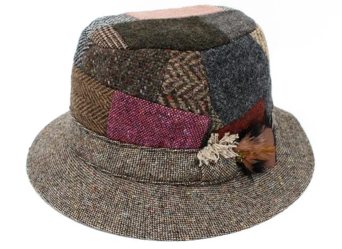 Walking Hat Patchwork Tweed