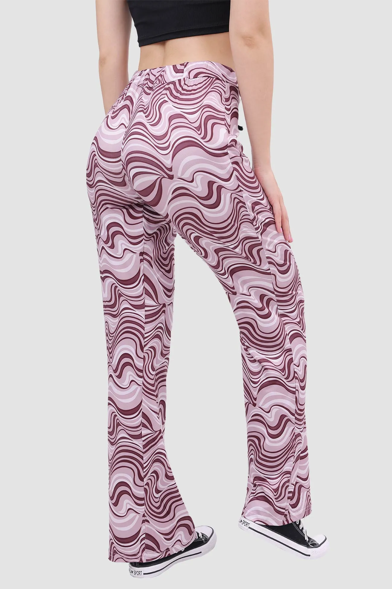 Water Ripple Yoga Flared Pants