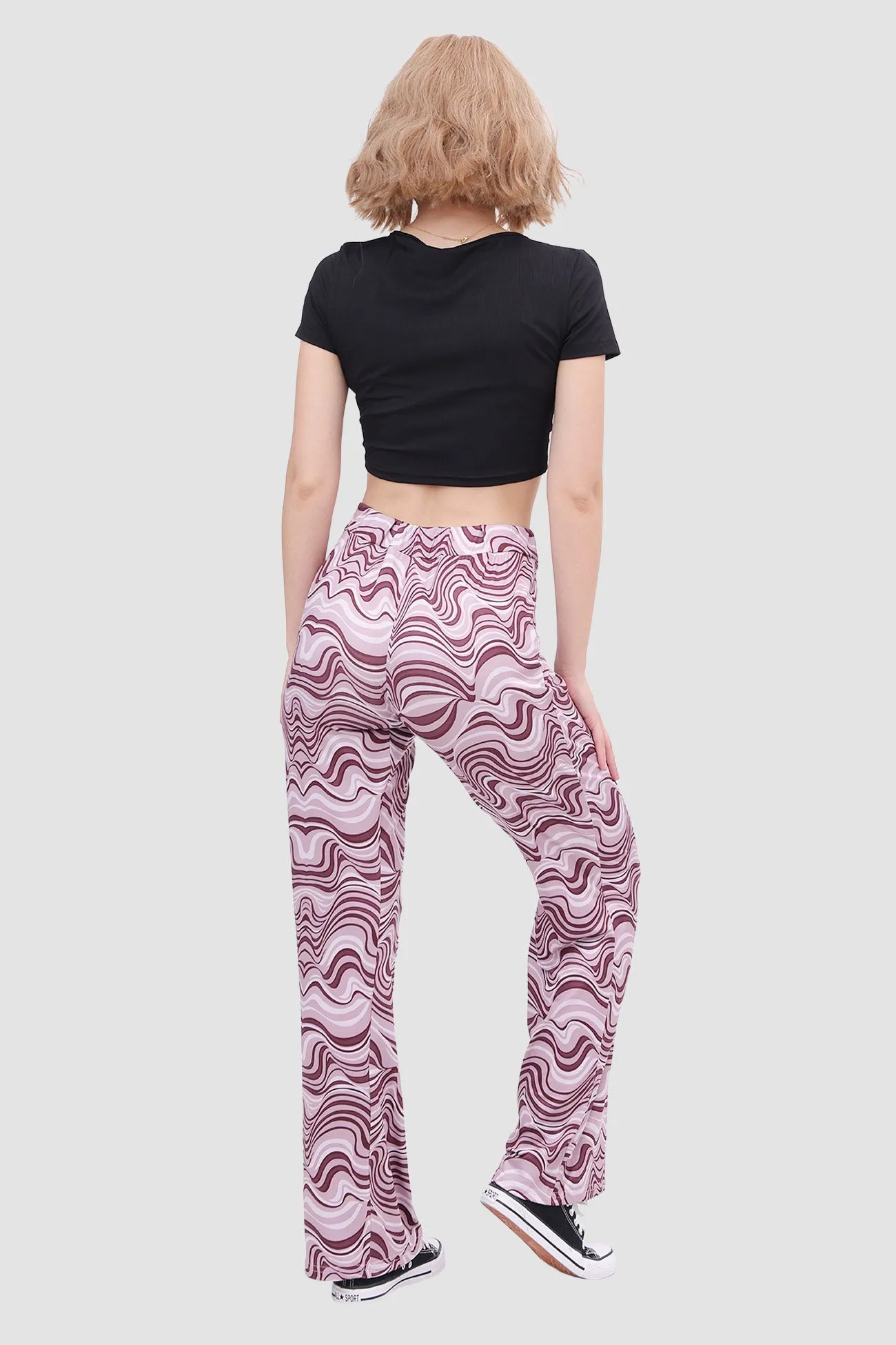 Water Ripple Yoga Flared Pants