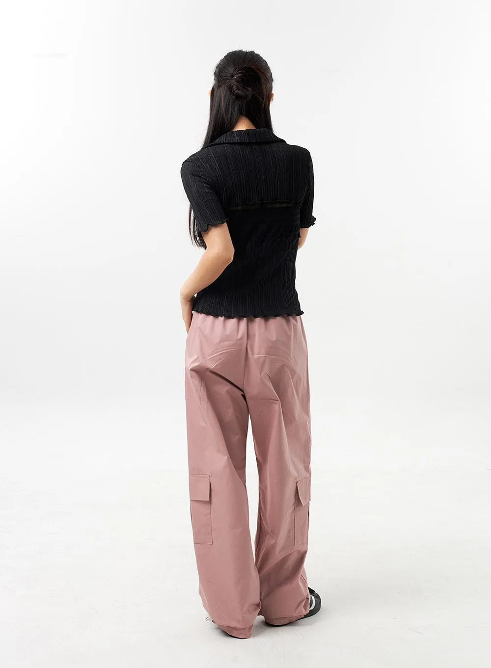 Wide Cargo Track Pants CU305