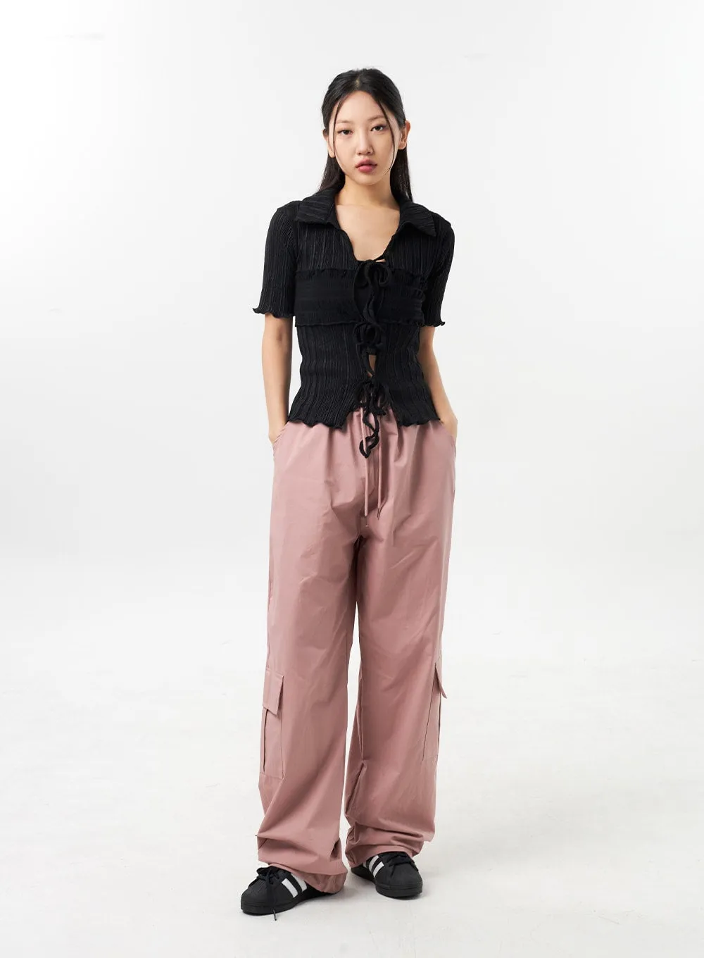 Wide Cargo Track Pants CU305