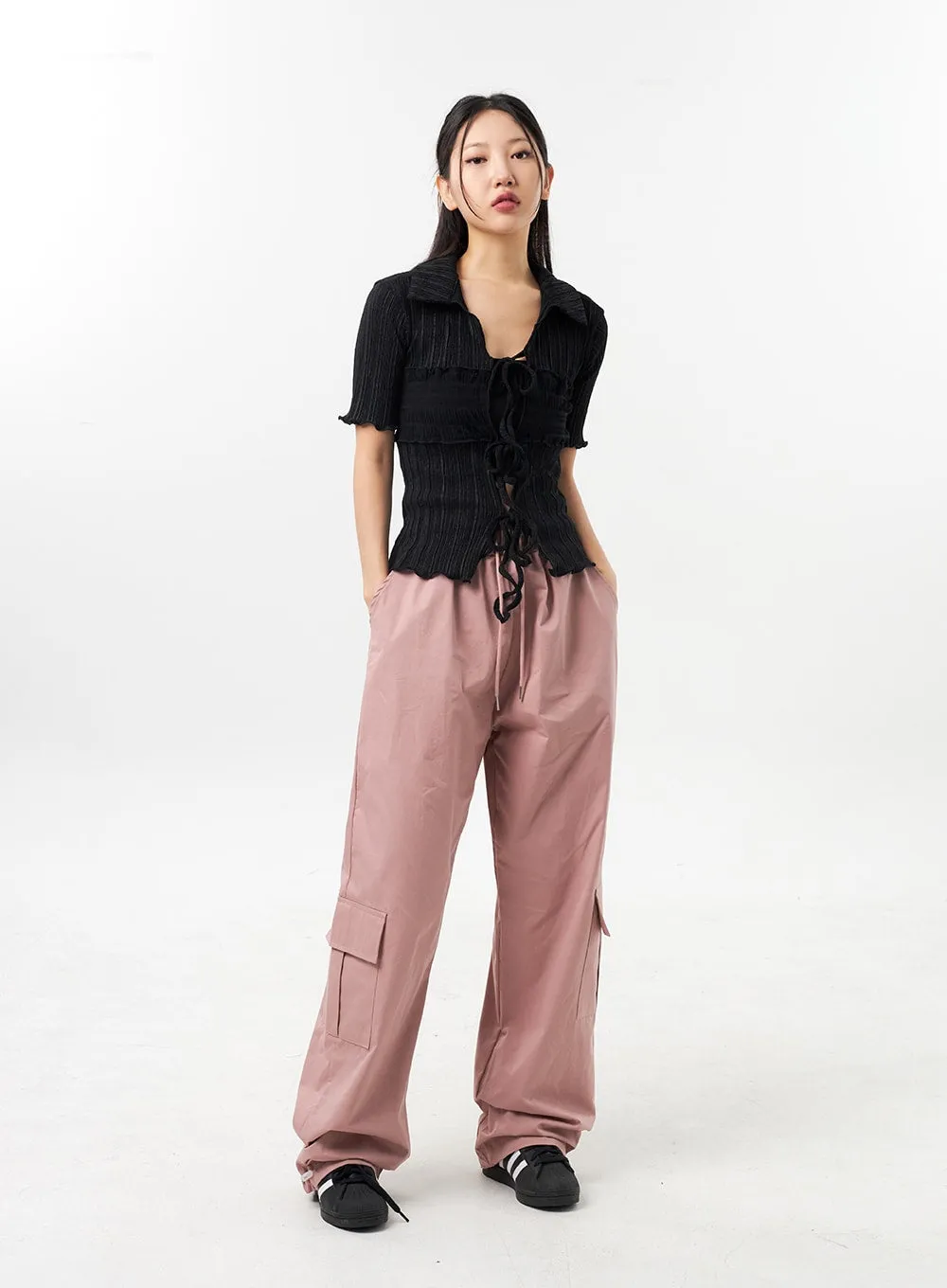 Wide Cargo Track Pants CU305