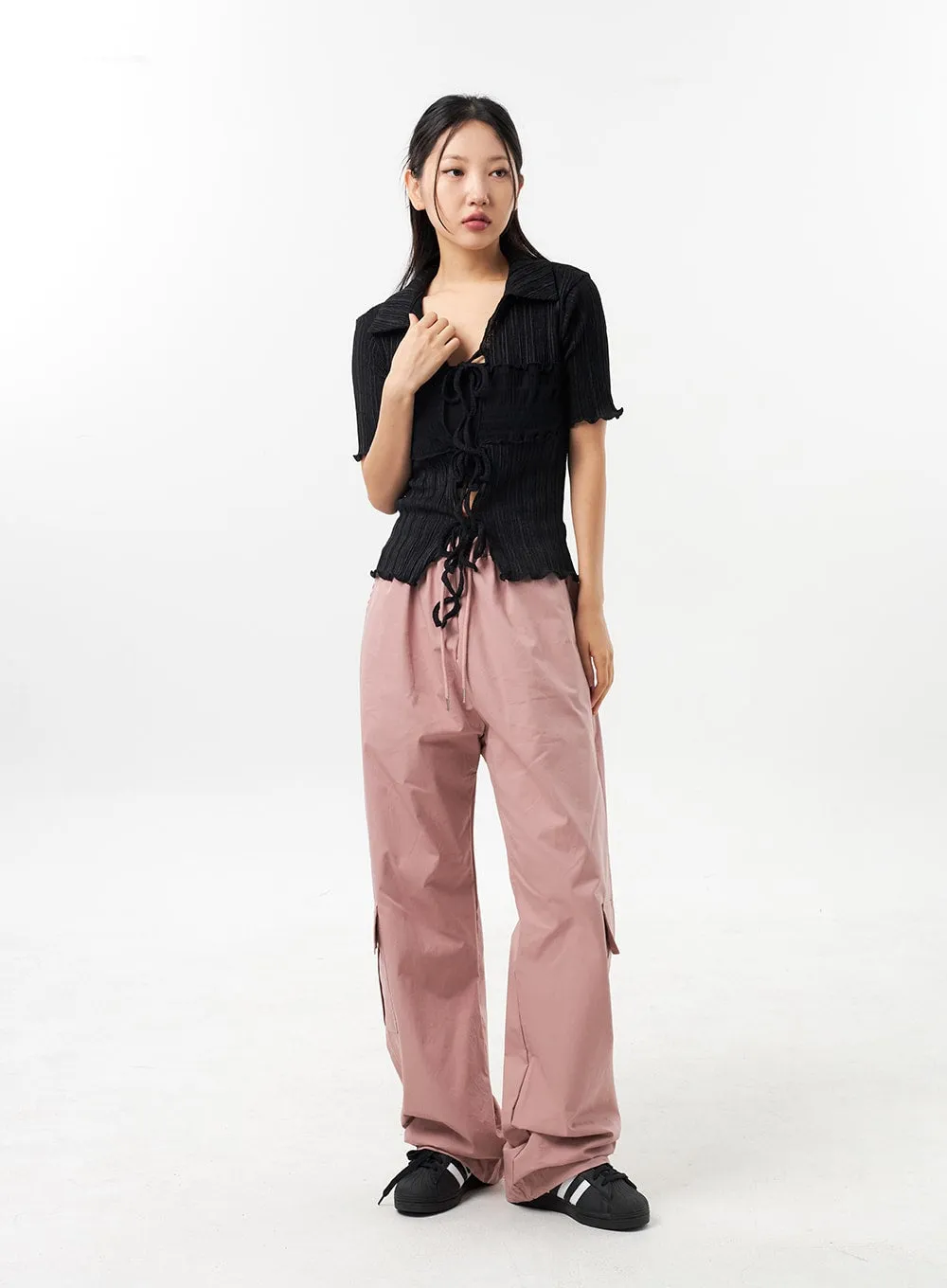 Wide Cargo Track Pants CU305