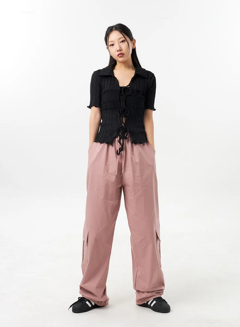 Wide Cargo Track Pants CU305