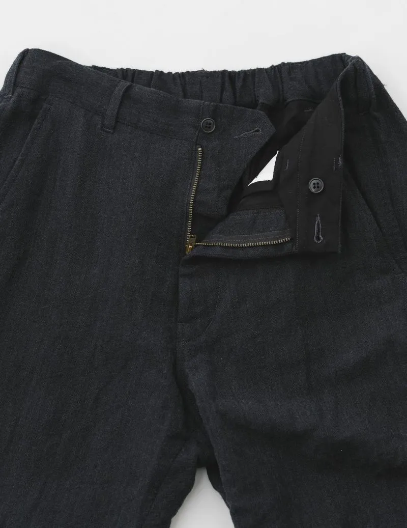 WO/LI Herringbone Tumbler Tapered Pants | Charcoal